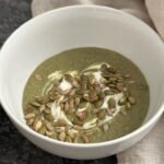 healthy creamy spinach soup