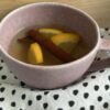 aromatic turmeric cinnamon tea in a cup