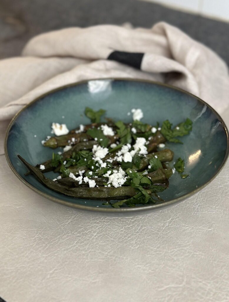 grilled okra recipe dish