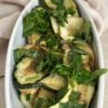 perfectly grilled zucchini with garlic