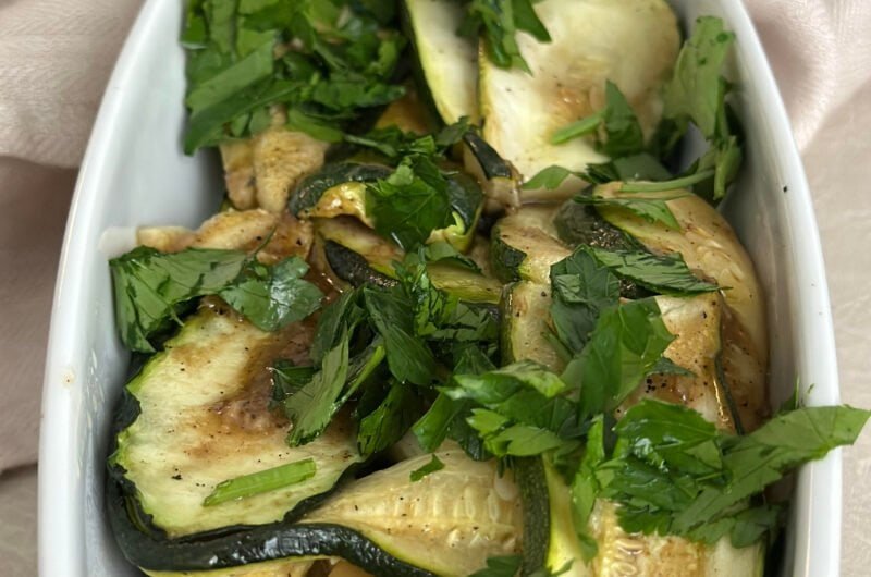 Perfectly Grilled Zucchini with Garlic