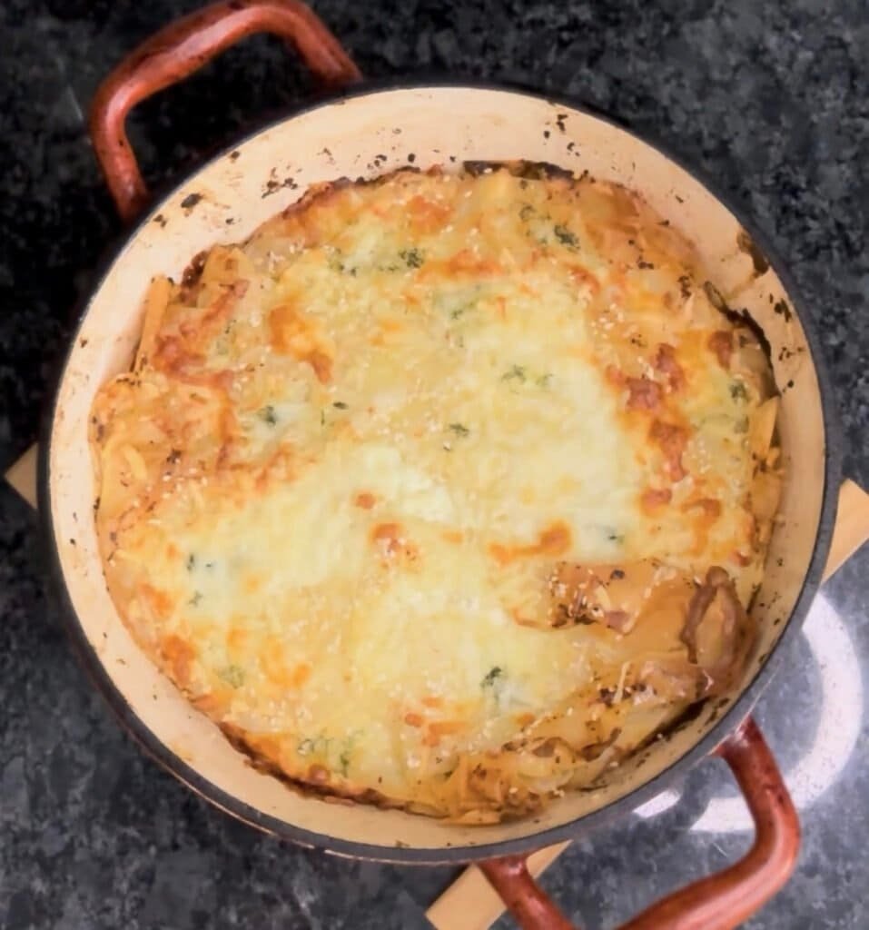 easy cheese pie in ditch oven