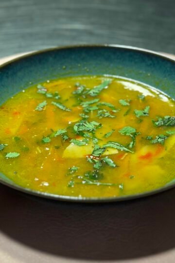 bowl of vegetable soup