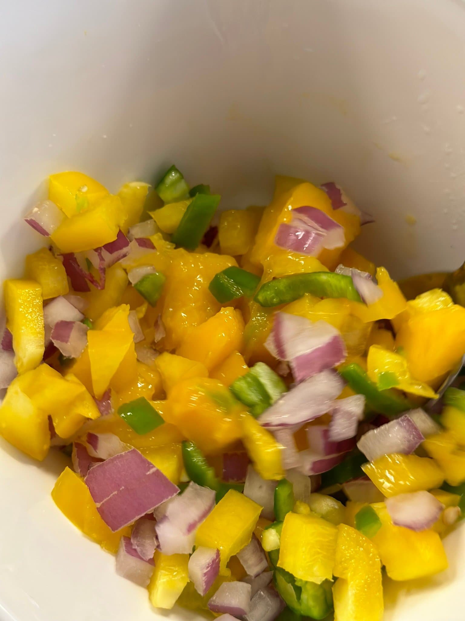 Fiesta Mango Salsa peppers
