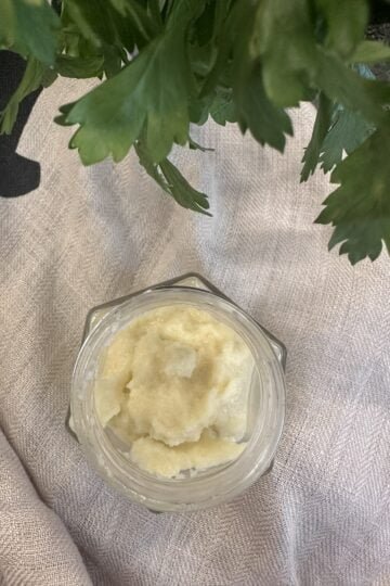 homemade garlic paste