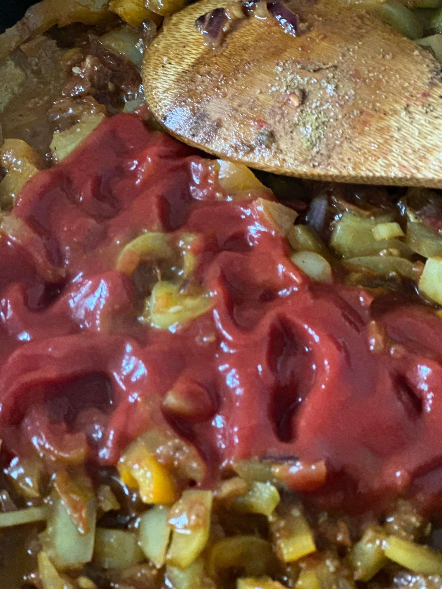 The Best Shakshuka vegetables and tomato sauce in a pan