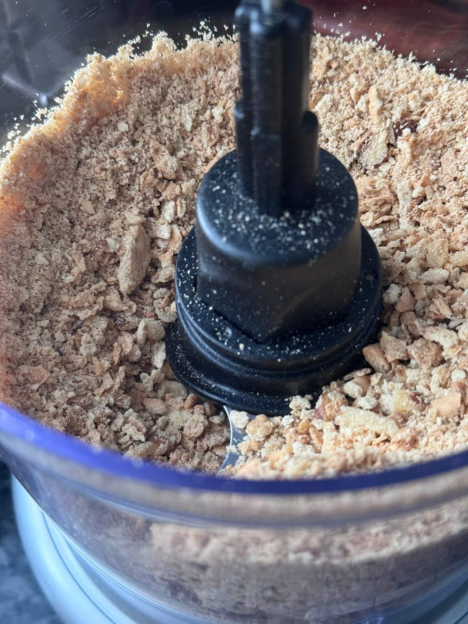 Maple Glazed Cheesecake crushed biscuits