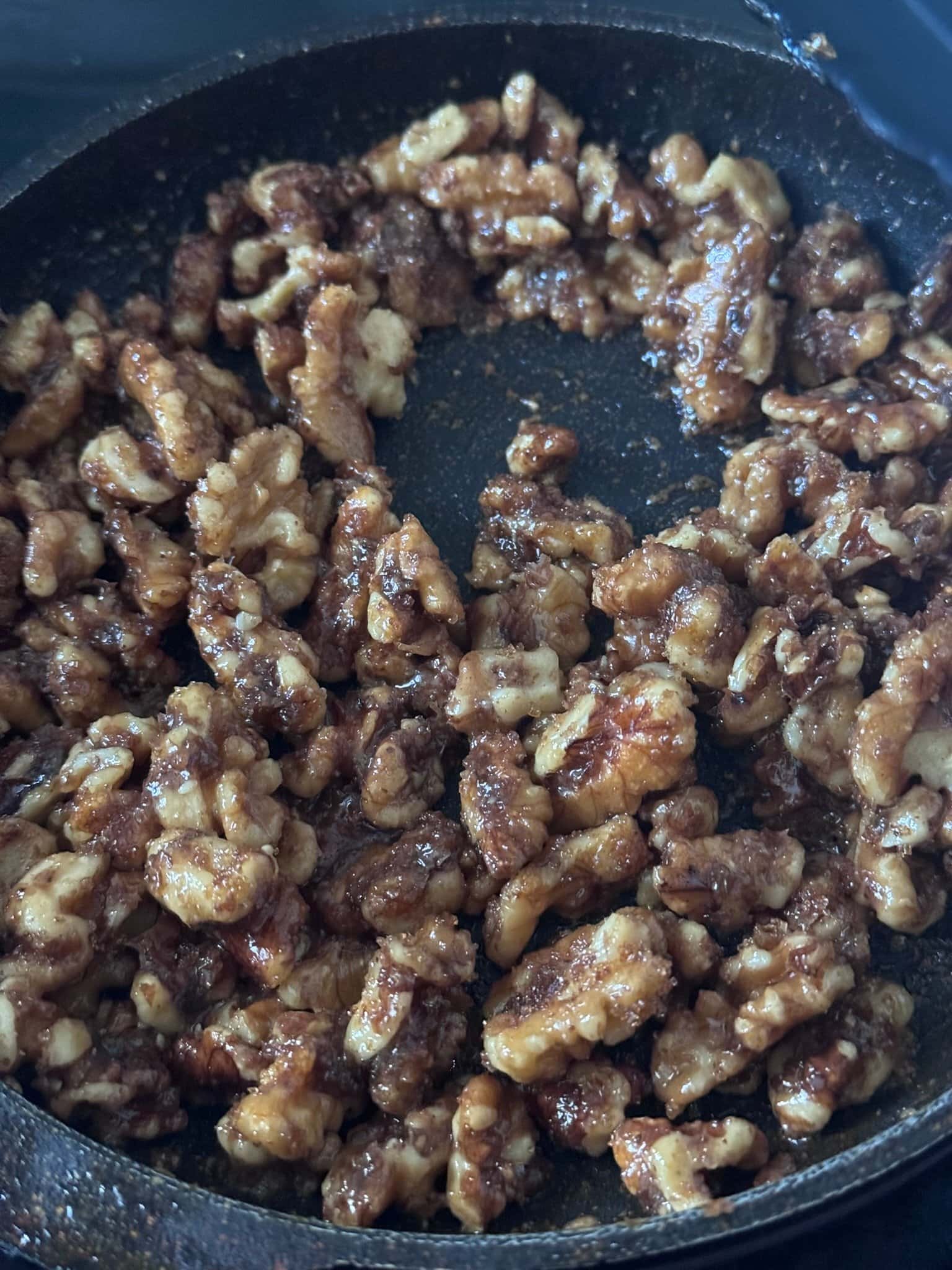 Maple Glazed Cheesecake toast and maple nuts