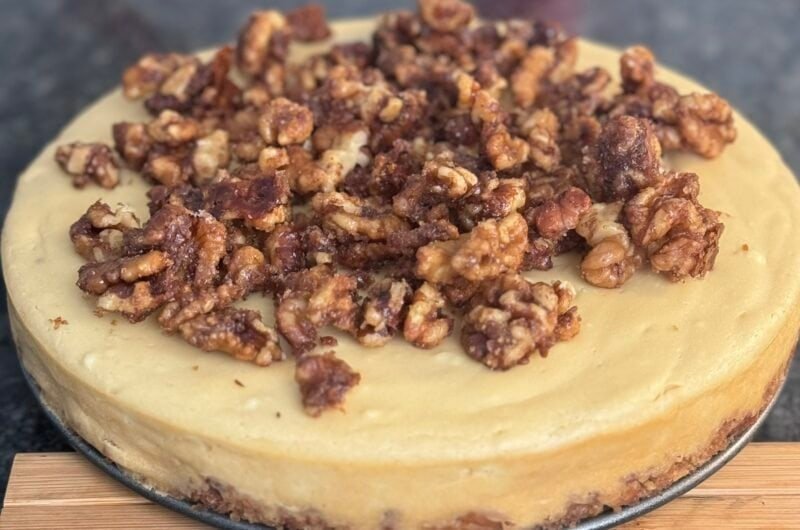 Maple Glazed Cheesecake