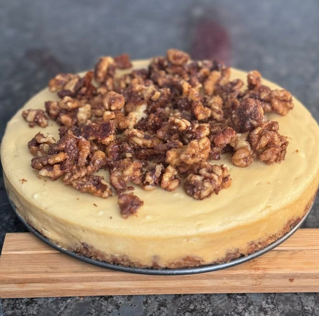 maple glazed cheesecake