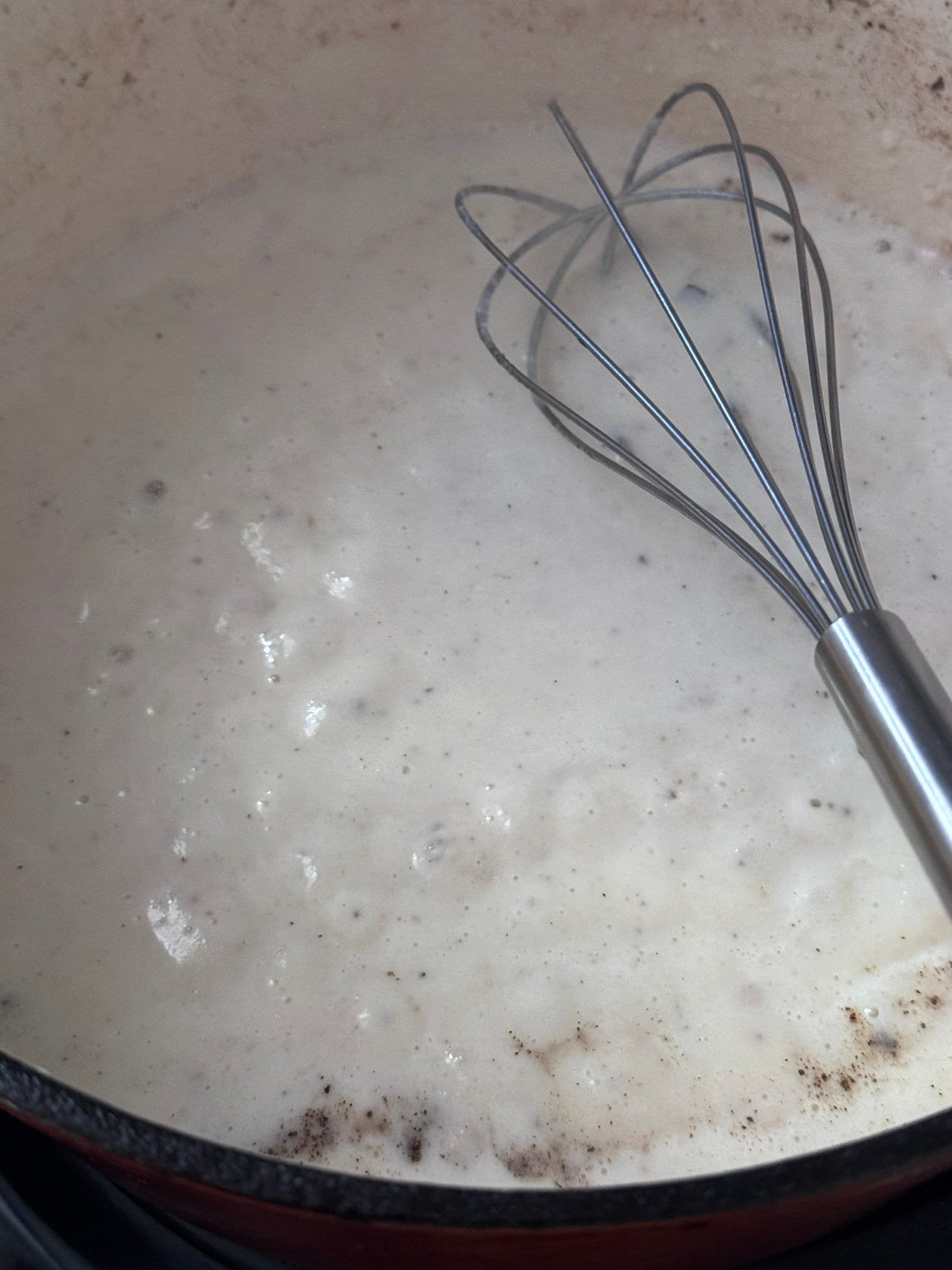 Creamy Mushroom Pasta bechamel sauce