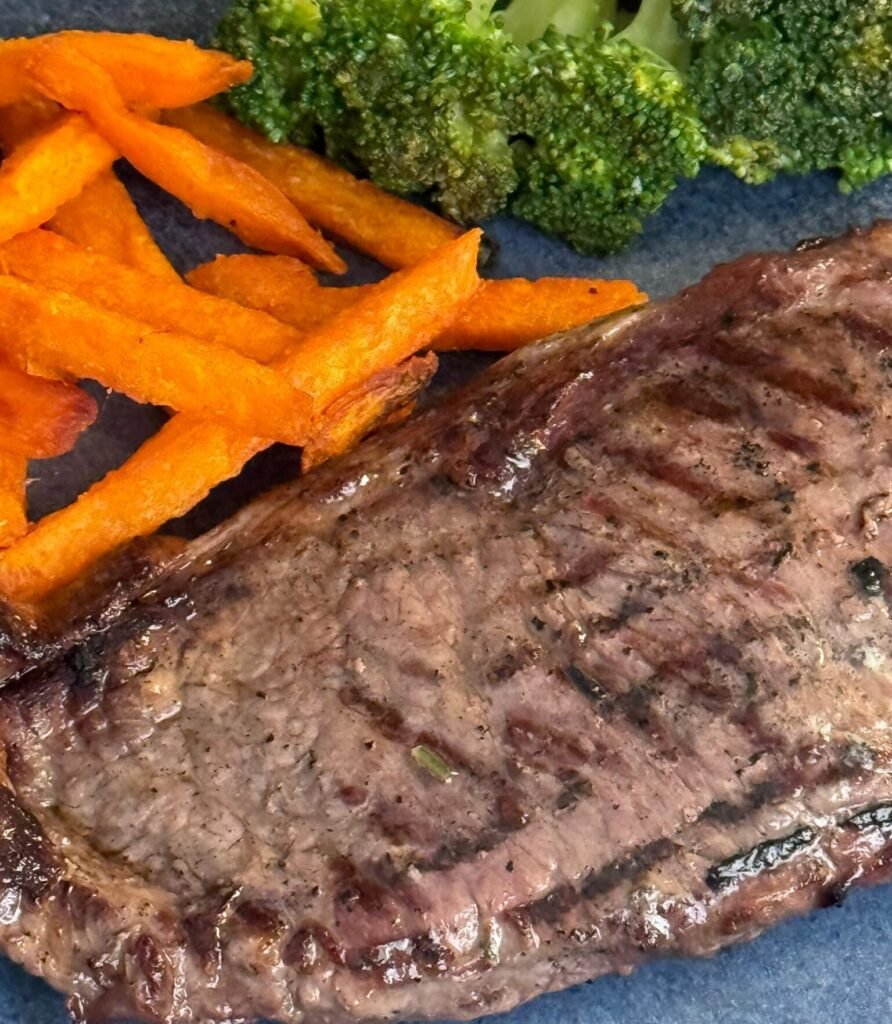 perfect grilled steak meal