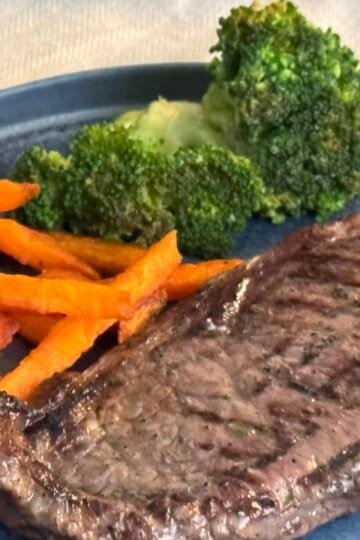 grilled steak dinner