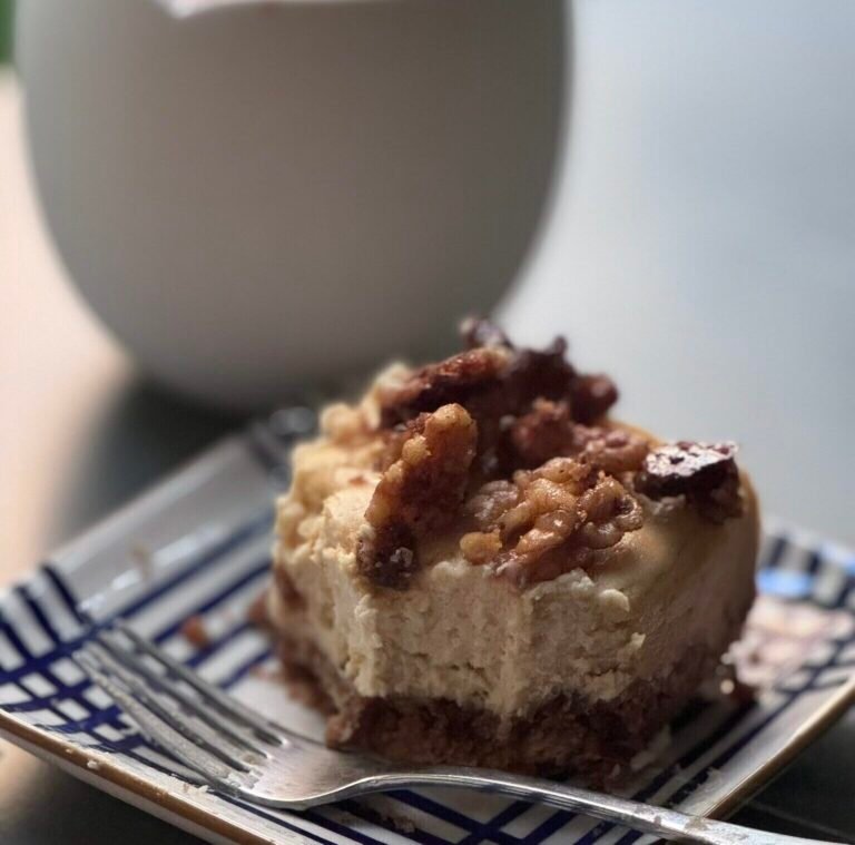 Maple Glazed Cheesecake