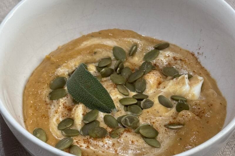 Roasted Pumpkin and Cauliflower Soup