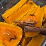 store roasted pumpkin in a container