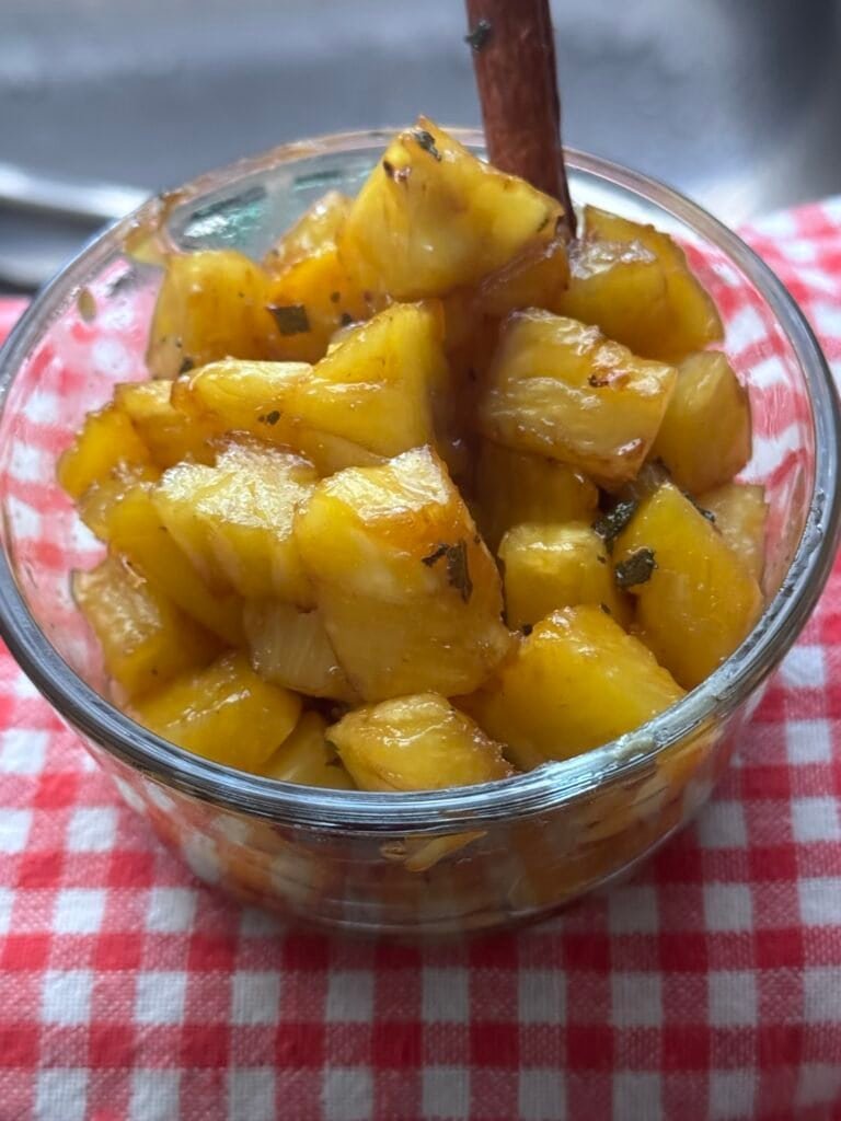 pineapple caramelized