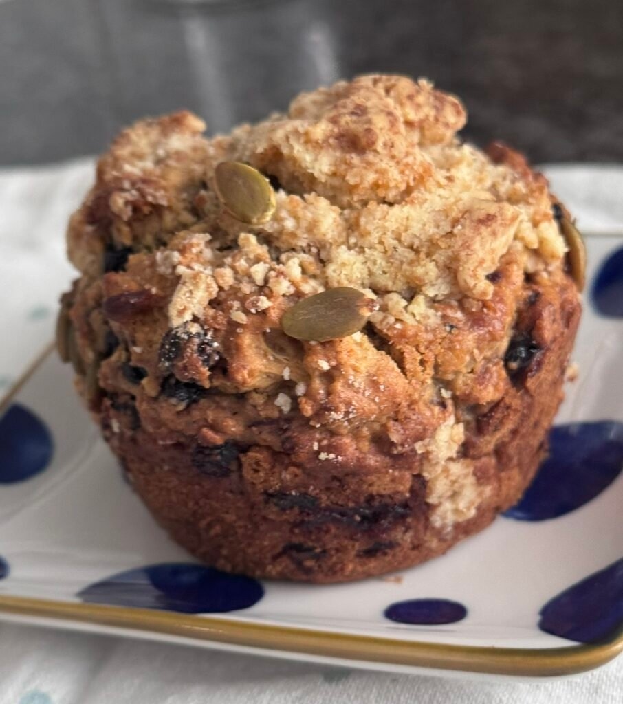 healthy oat muffins