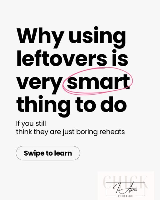 Using leftovers is a smart thing to do. Why???? 👇
They are not just an end of a meal - but they are the start of a NEW EXCITING one.
Plus using leftovers helps you save money, time and you feel good! You stop wasting food!
But you need a SYSTEM! a flexible, simple simple system, how to think about and use leftovers!
Comment “NOW” and I will send you registration link NOW!
Make sure you use code “FLIP” at checkout and save 30% for a limited time 💰
only $27 for a lifetime skill you’ll learn
Let’s do it now 🙌