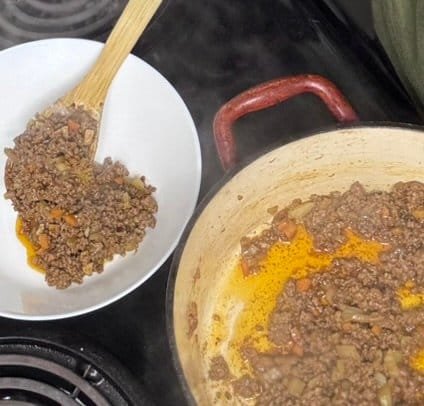 Classic Potato Moussaka Recipe set meat aside to cool