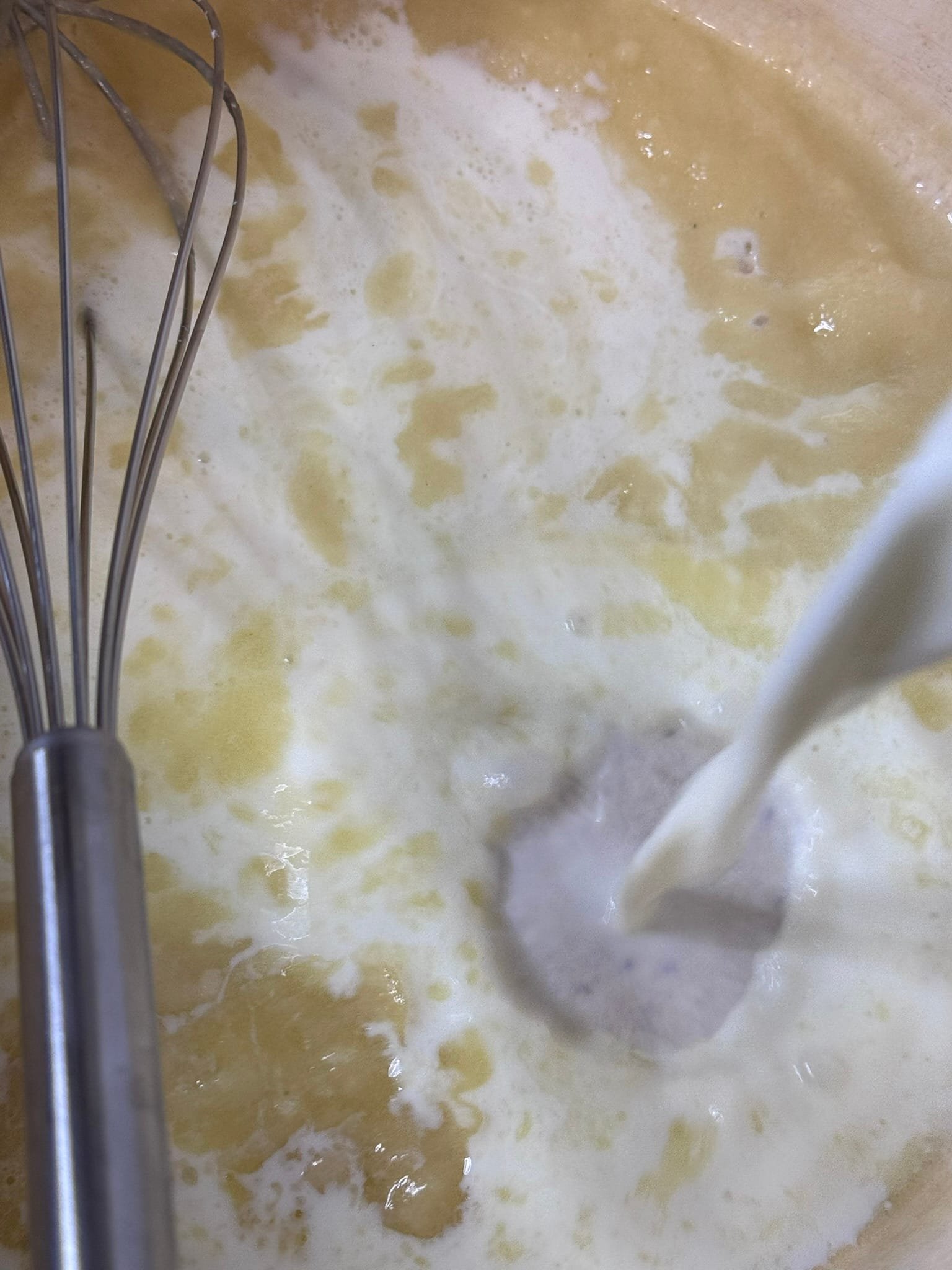 Classic Potato Moussaka Recipe pour milk for bechamel sauce