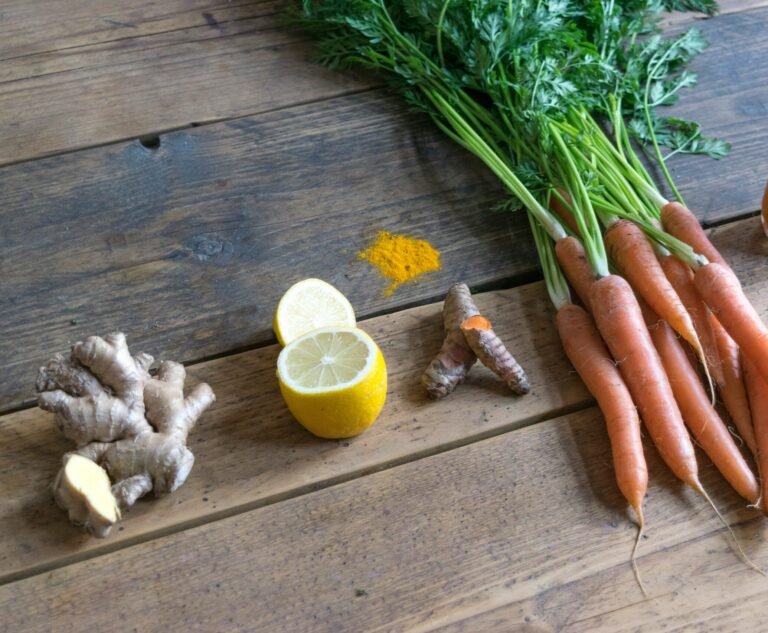 carrot, ginger turmeric