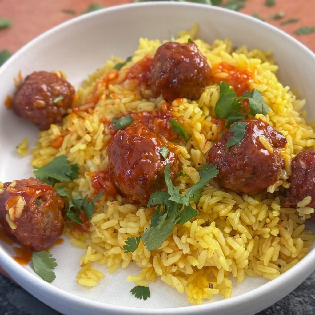 spicy meatballs