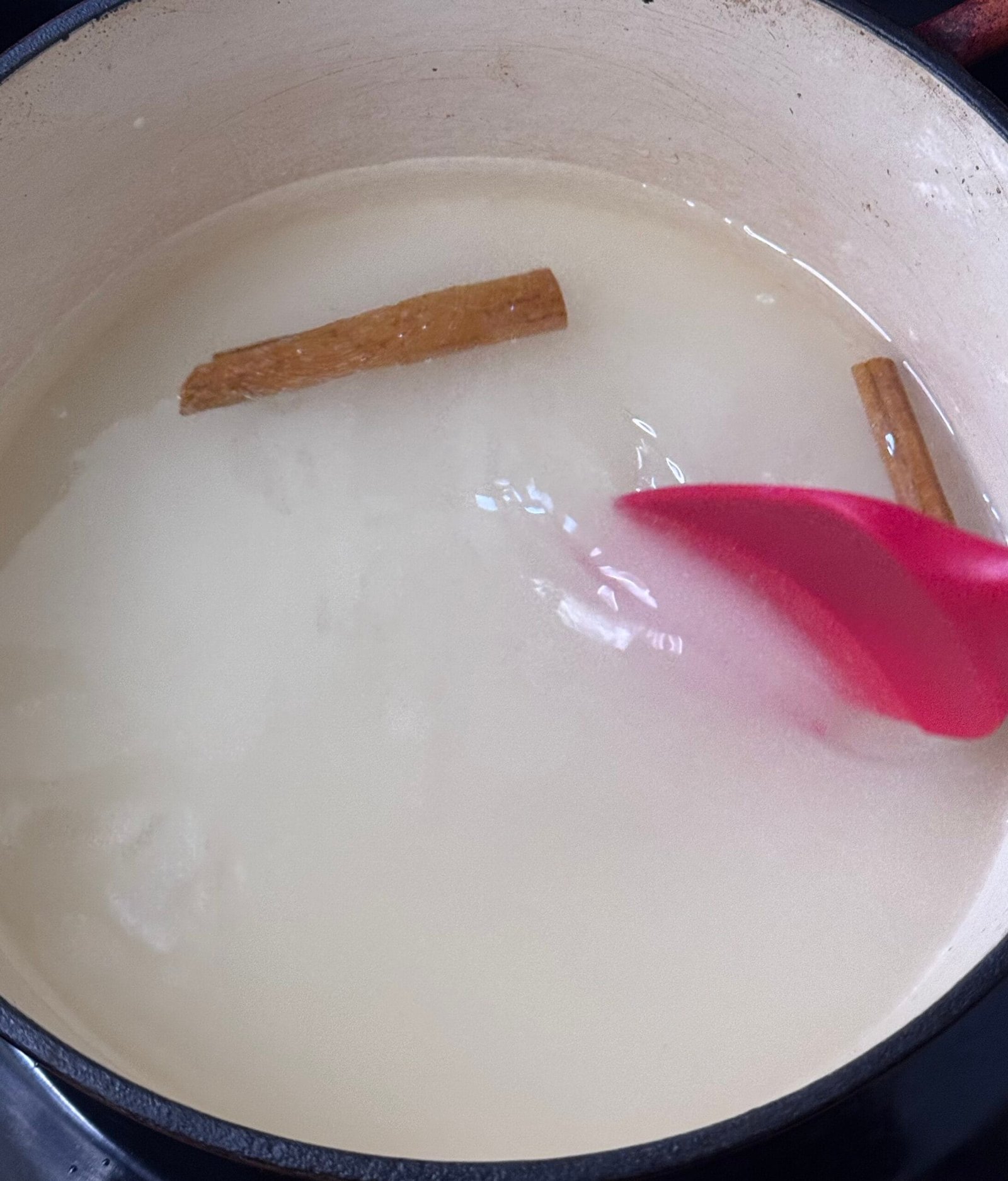 IMG_7990 prepare sweet syrup with water, sugar and cinnamon sticks