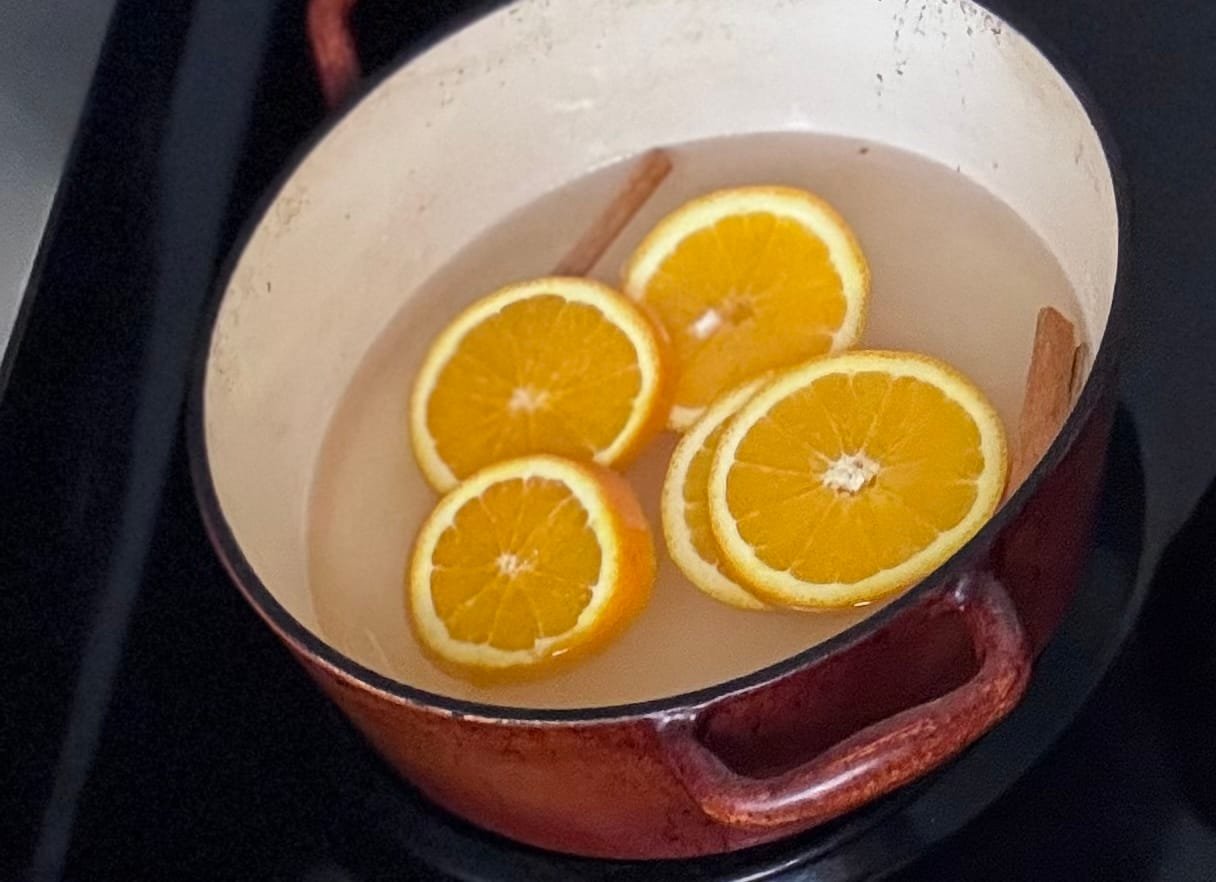 IMG_7992 add orange slices in the sweet syrup