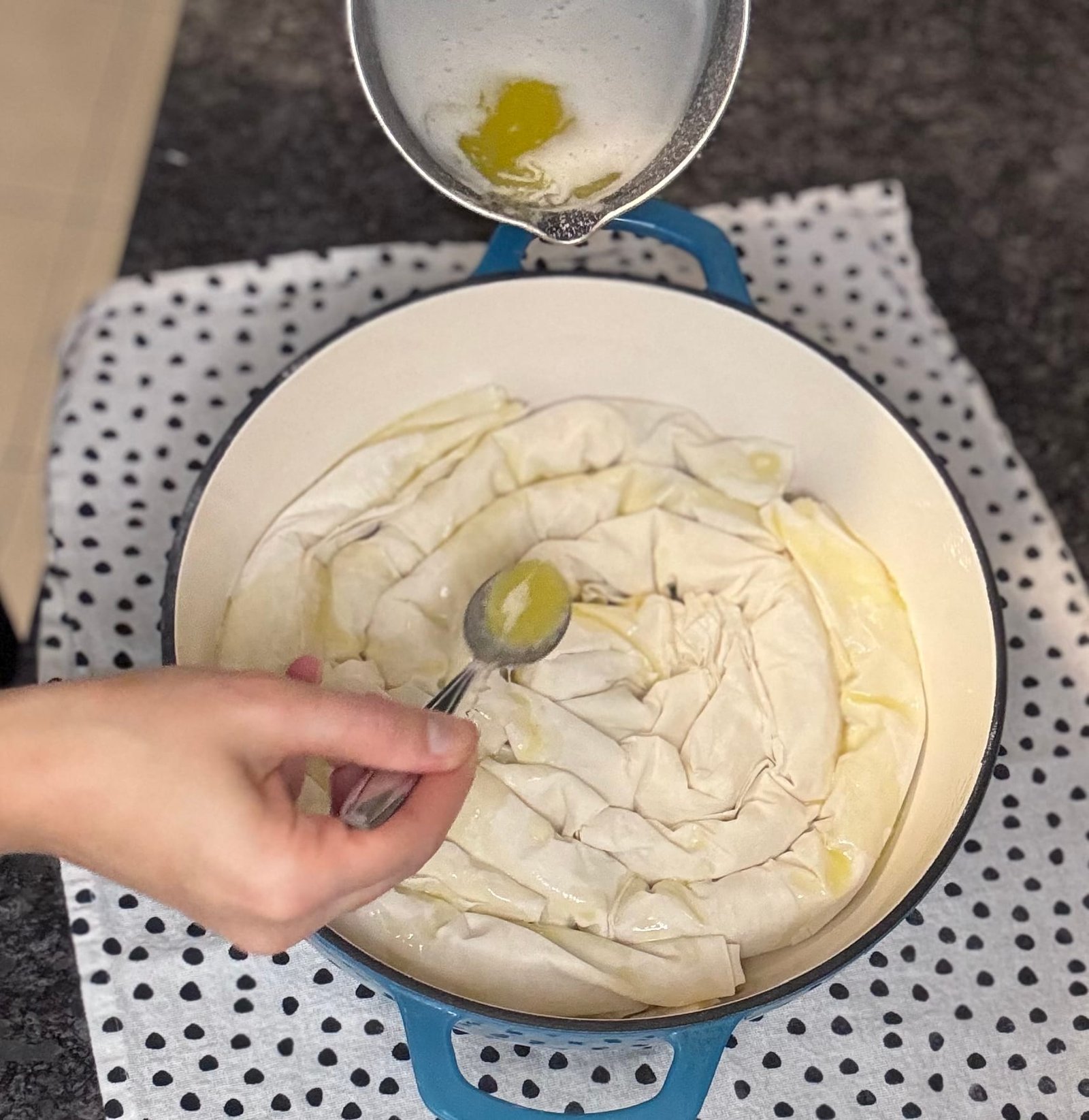 IMG_8014 pour the melted butter