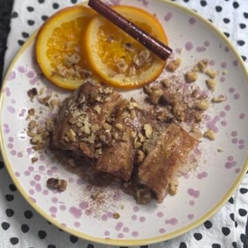chocolate baklava
