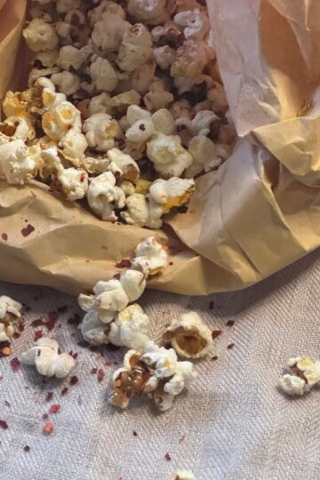 stovetop homemade popcorn