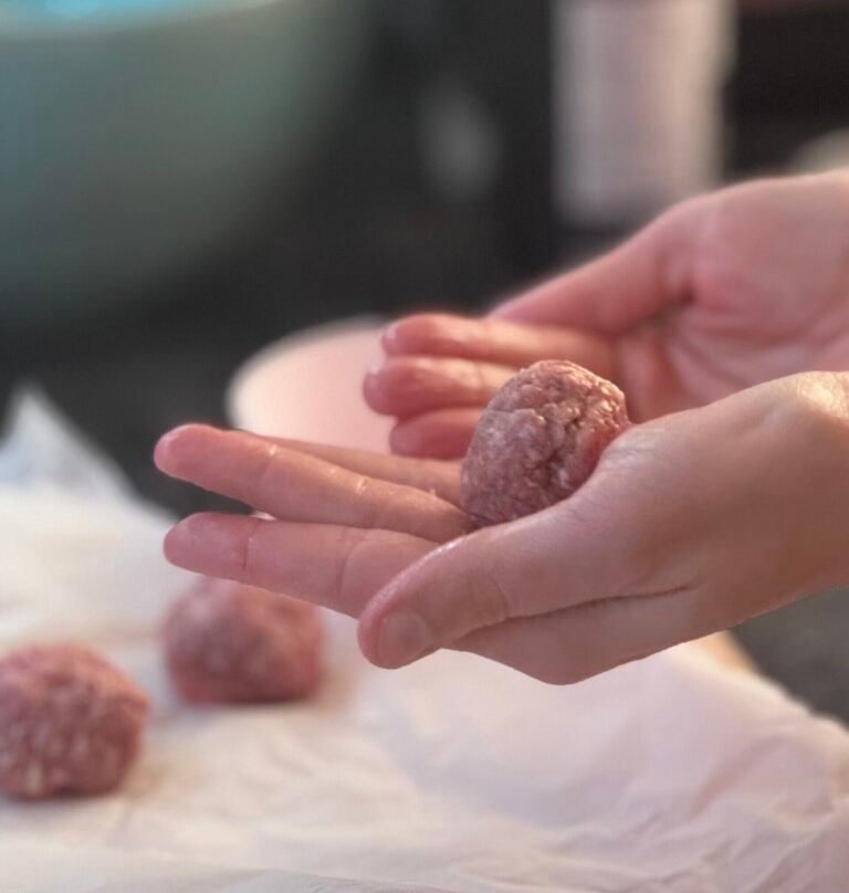 roll meatballs