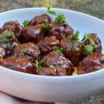 sweet and spicy meatballs