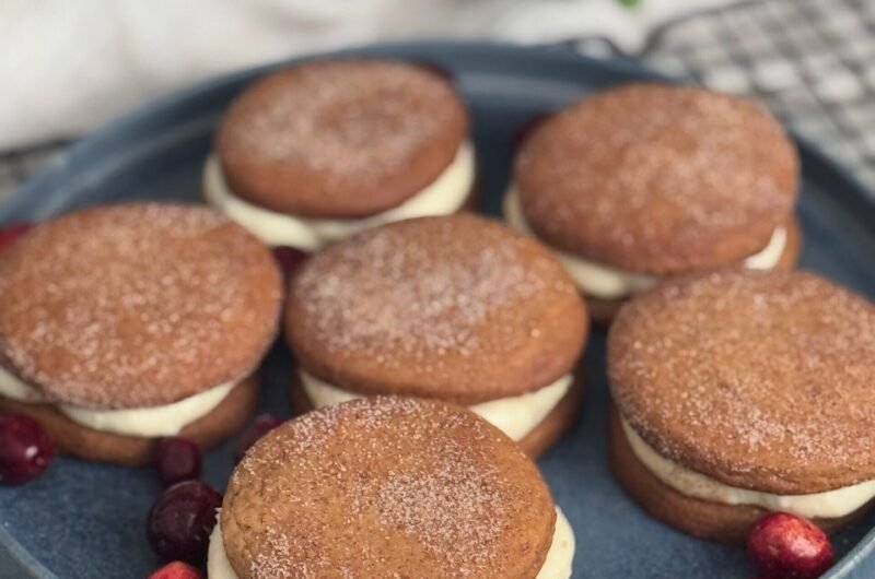 The Best Gingerbread Sandwich Cookies