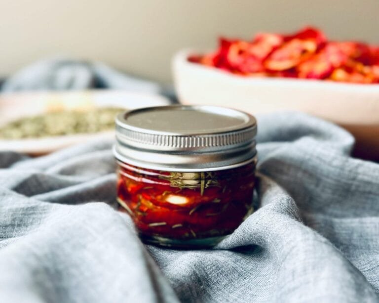sun-dried tomato jar