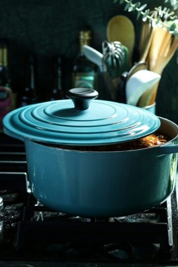 turquise dutch oven