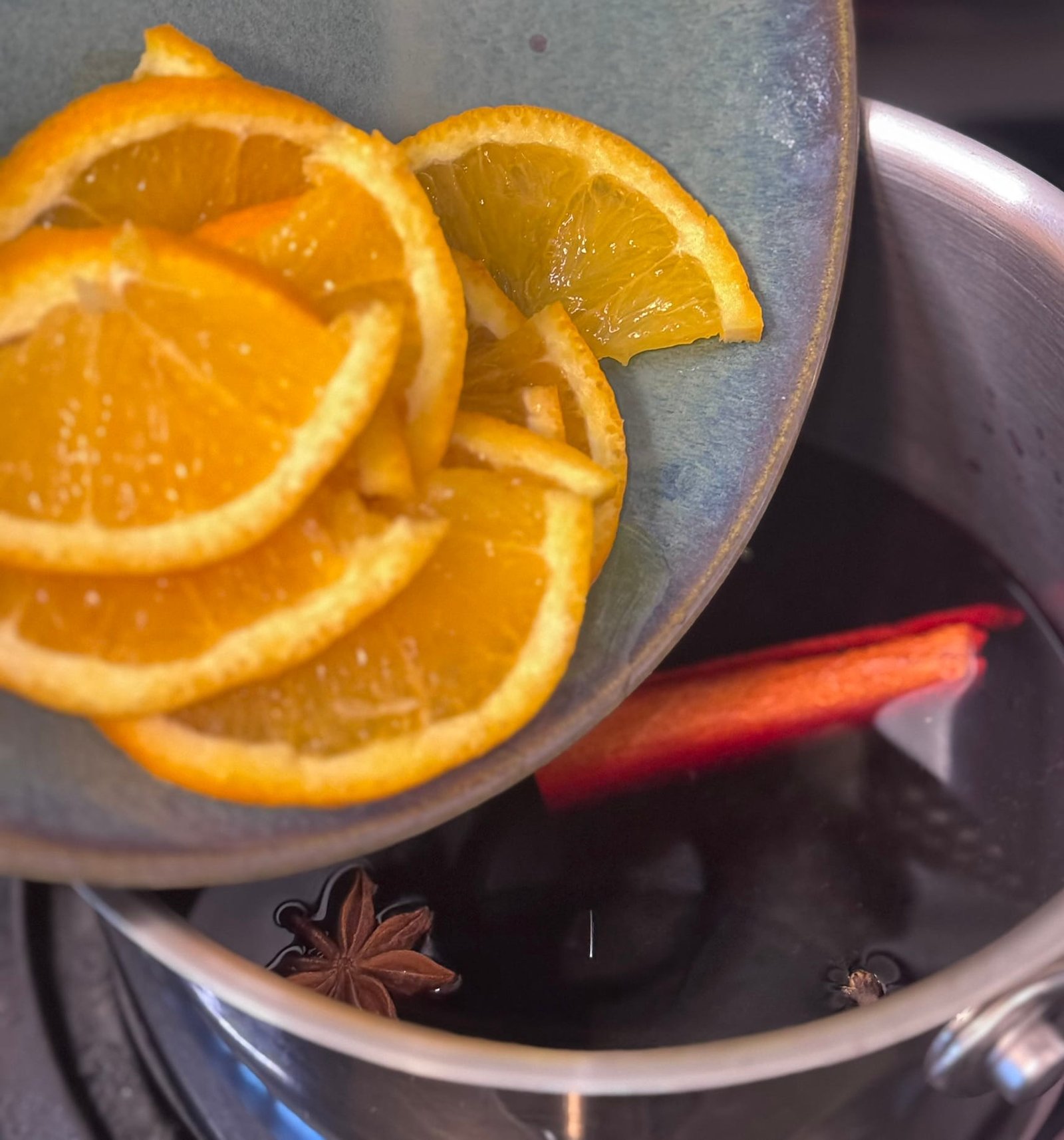 wine 4 add oranges in the wine