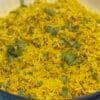 yellow rice with turmeric