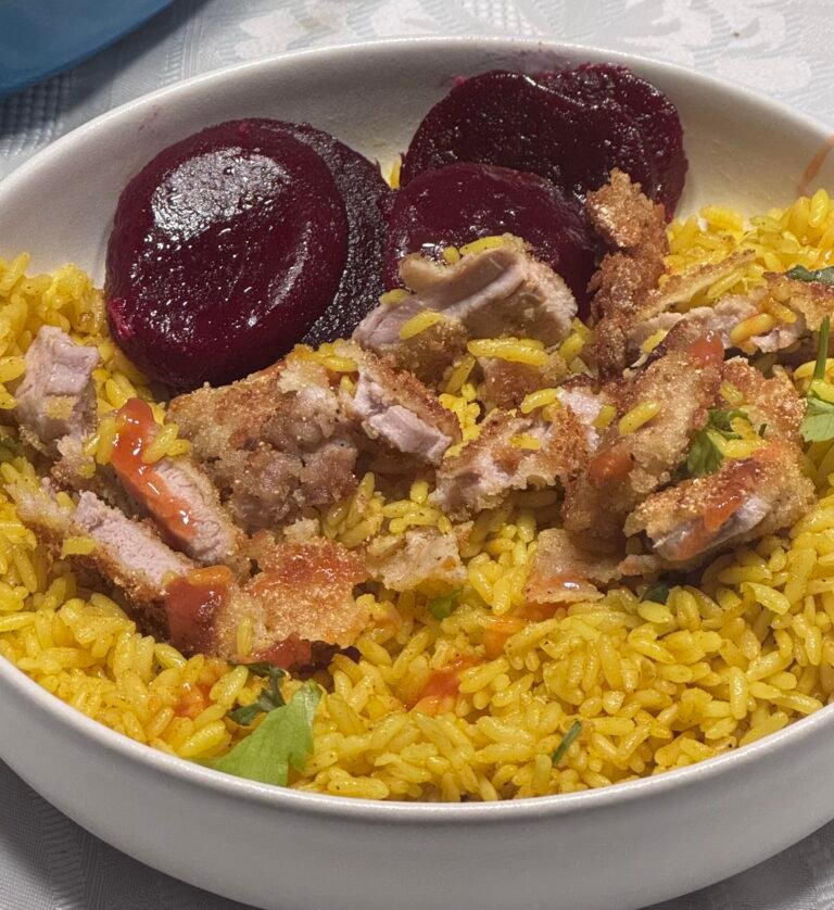 yellow rice bowl