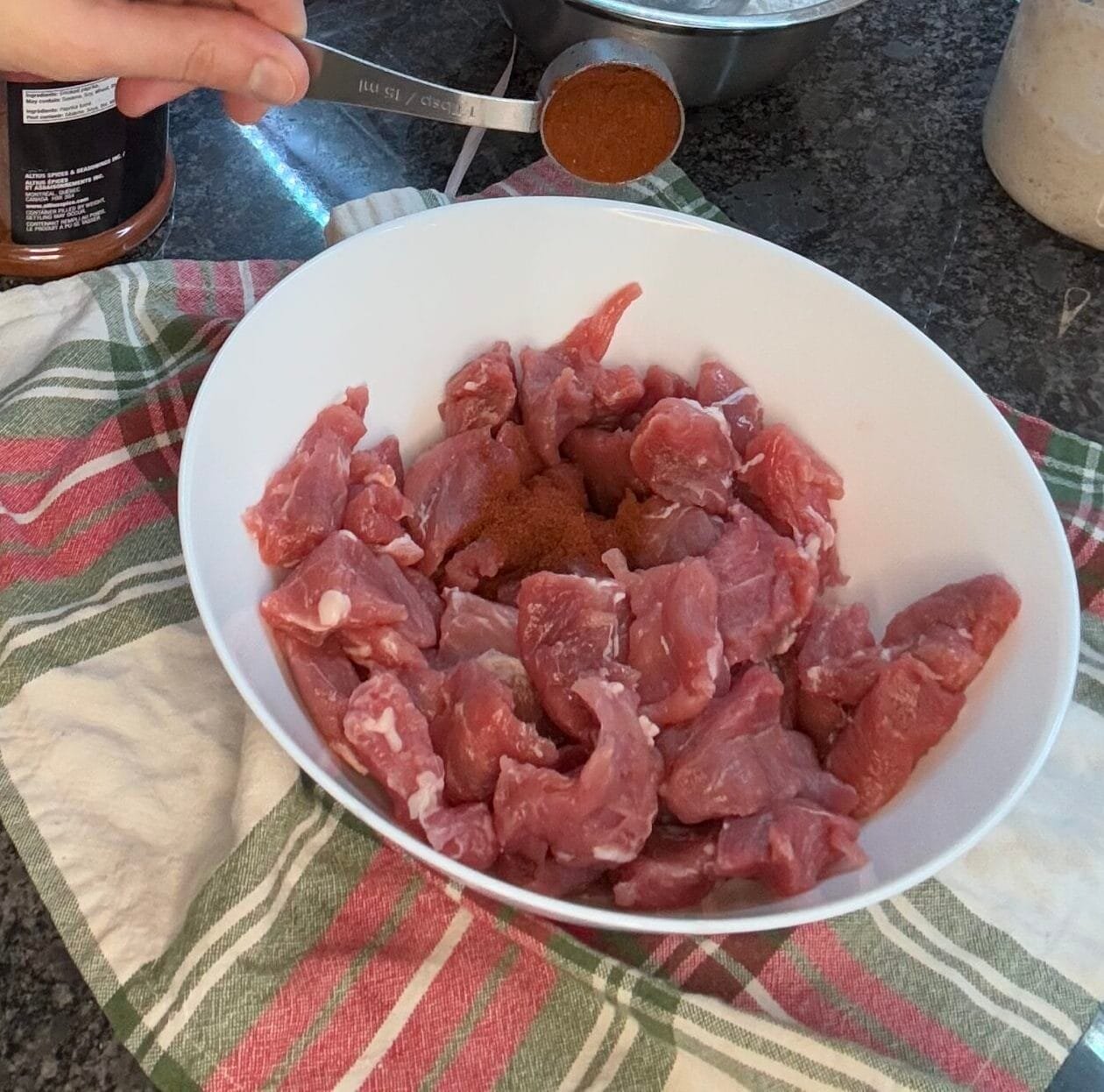 piper marinate the meat