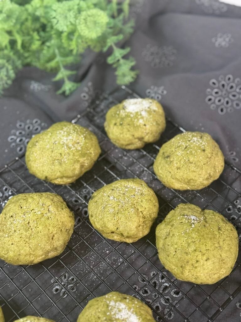 healthy matcha cookies