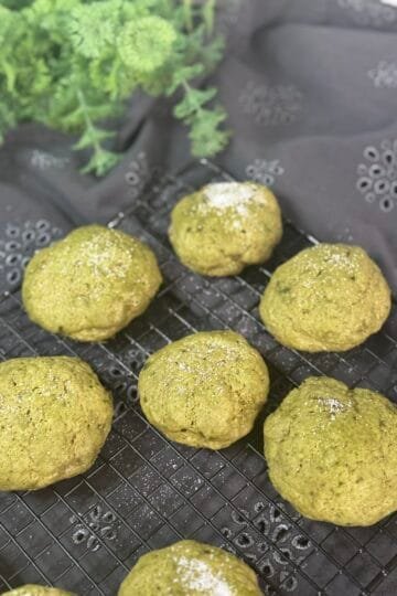 heathy matcha cookies