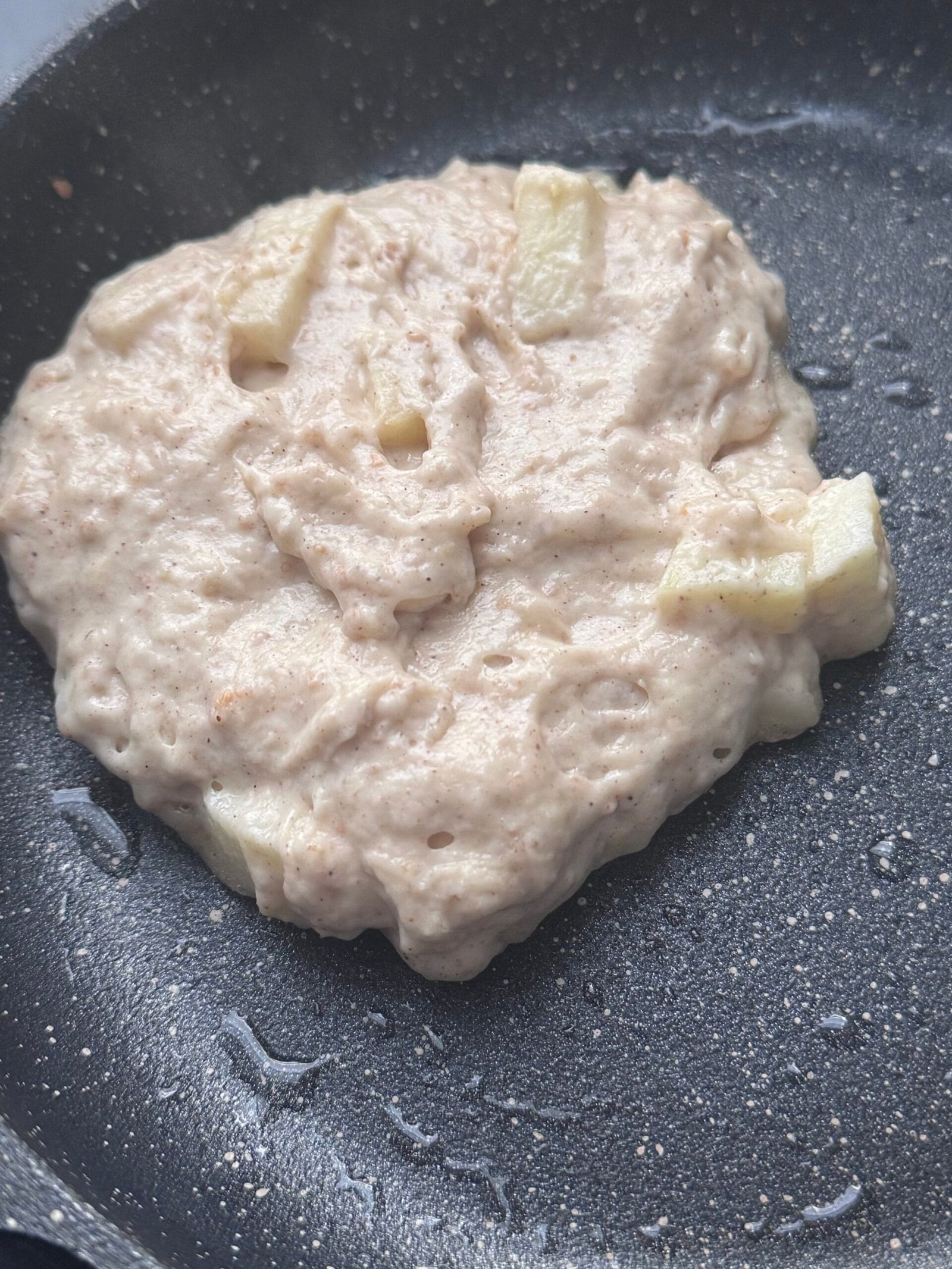 start cooking the pancakes