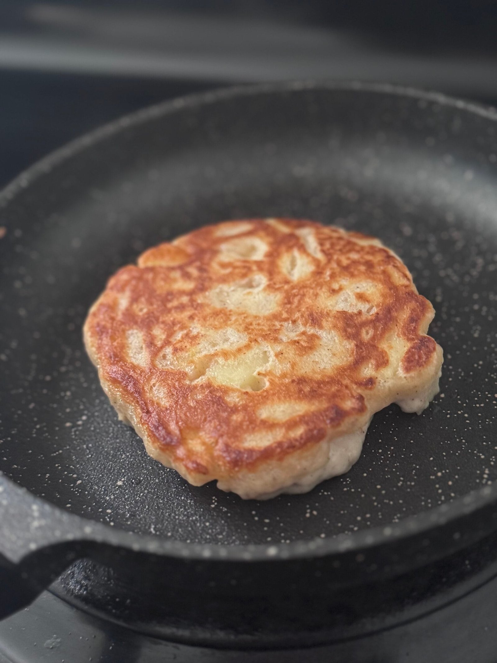 flip the pancakes over