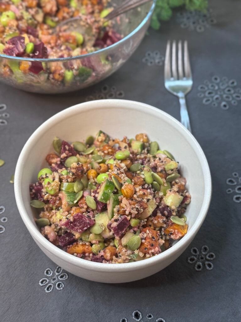 Buddha Bowl With Peanut Dressing