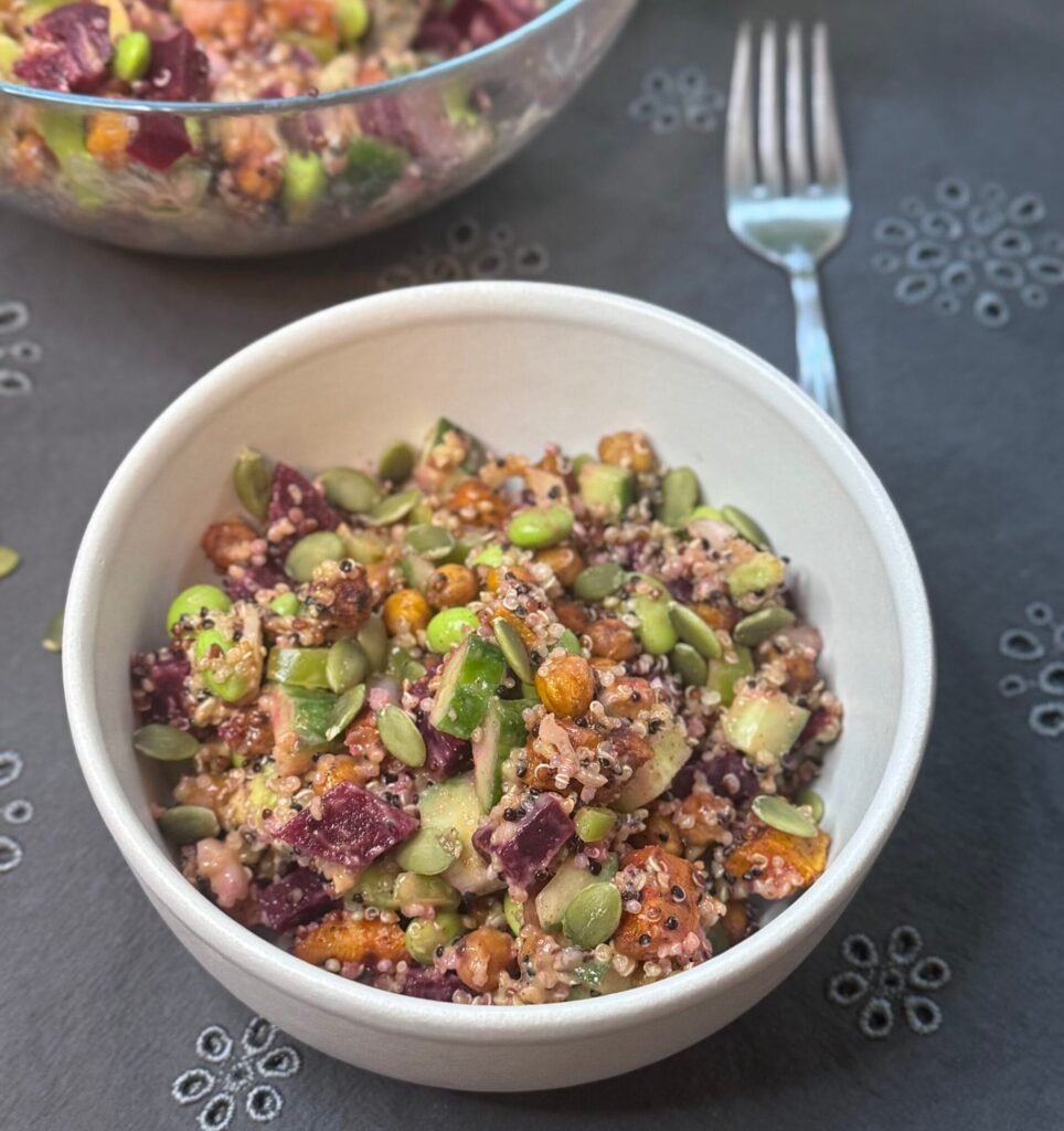 Buddha Bowl With Peanut Dressing