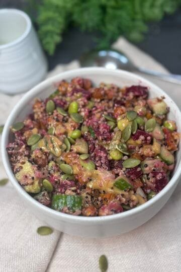Buddha Bowl With Peanut Dressing