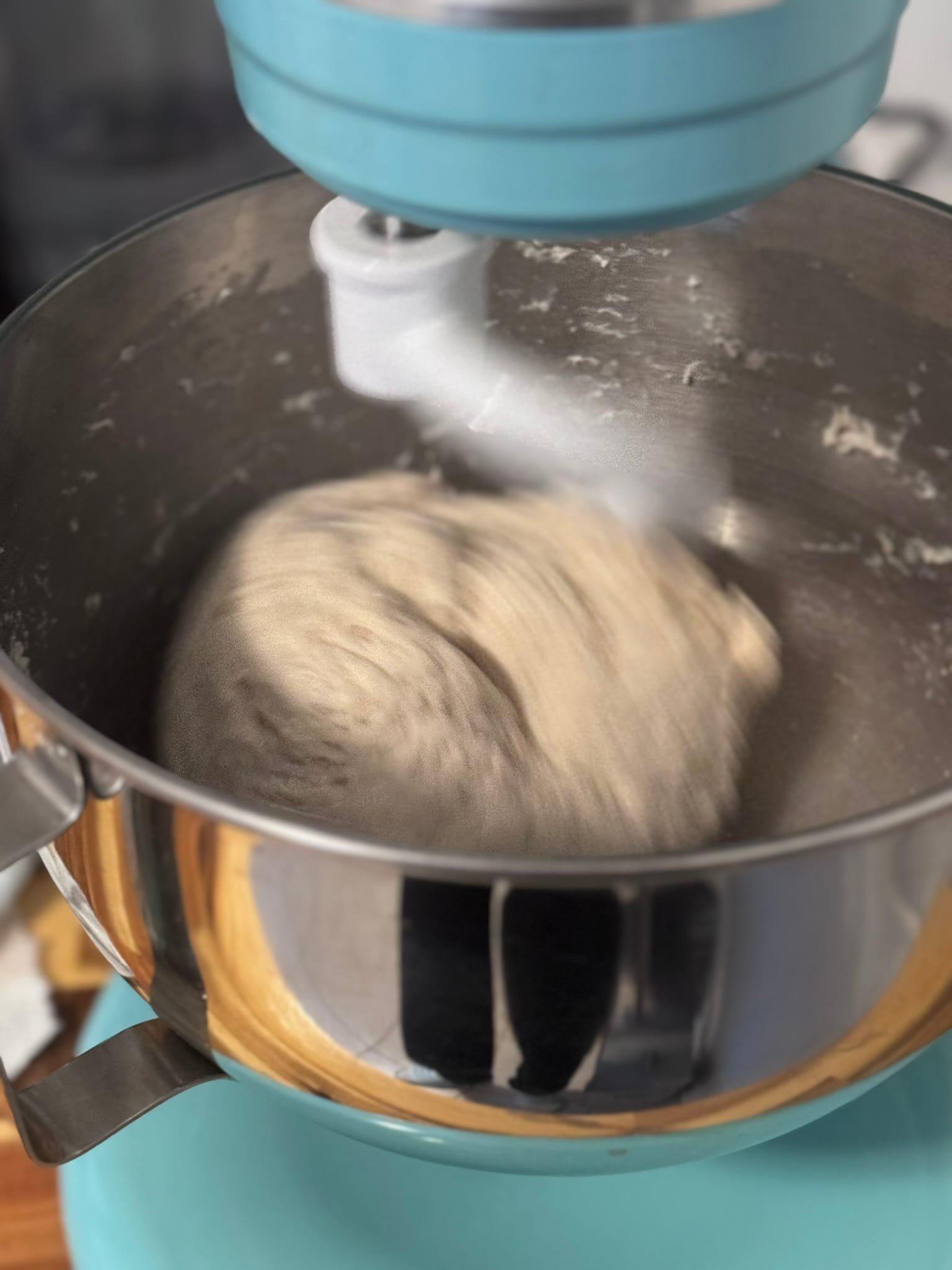 mixer mix the dough