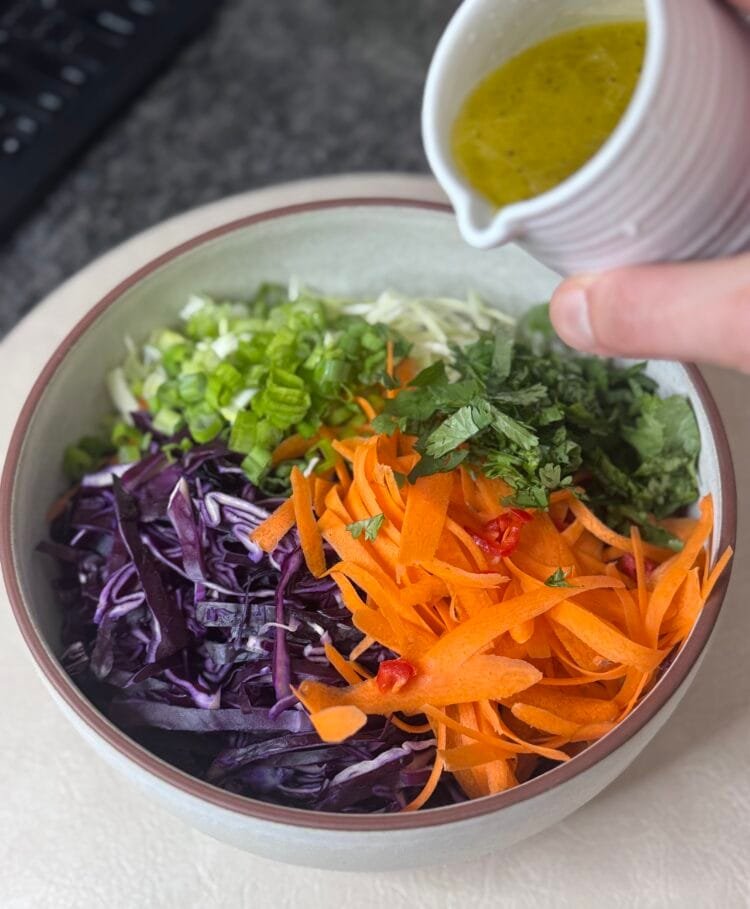 IMG_1698 drizzle the lemon vinaigrette